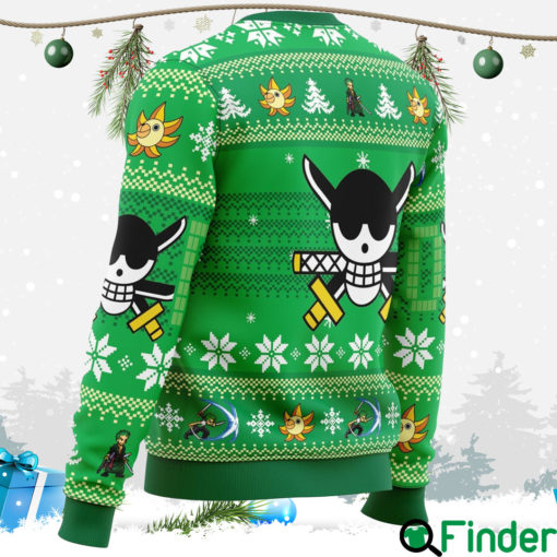 Christmas Zoro One Piece Ugly Christmas Hoodie Sweater