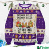 Crown Royal Drinker Bells Ugly Christmas Sweater