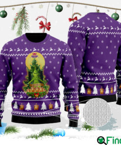 Crown Royal Grinch Snow Ugly Christmas Sweater