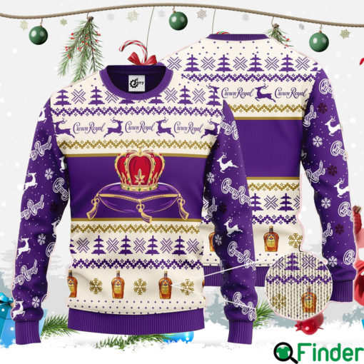 Crown Royal Ugly Christmas Sweater For Crown Royal Lover