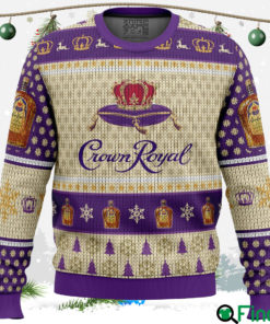 Crown Royal Whiskey Ugly Christmas Sweater