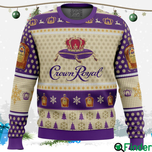 Crown Royal Whiskey Ugly Christmas Sweater