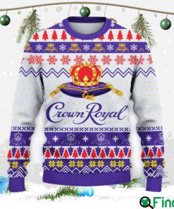 Crown Royal Whiskey Ugly Christmas Sweater Gift For Christmas