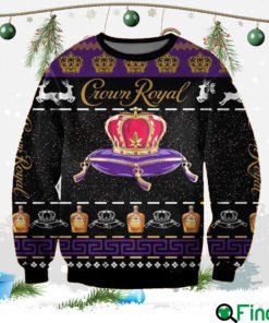 Crown Royal Whiskey Ugly Christmas Unisex Sweater