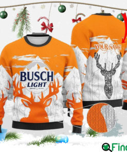 Custom Busch Light Ugly Christmas Sweater