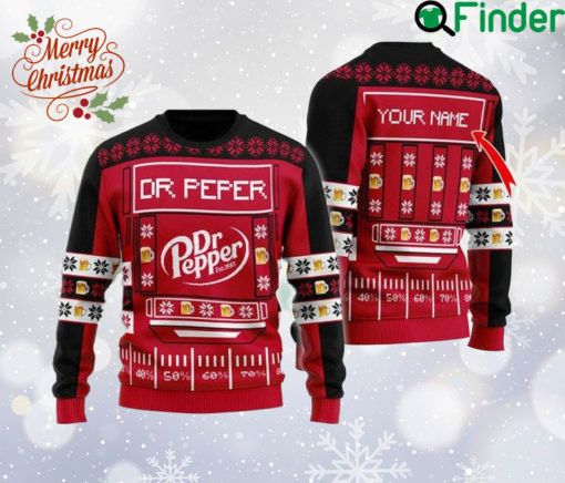 Dr Pepper Est 1885 Ugly Christmas Sweater, Dr Pepper Logo Sweatshirt, Dr Pepper Soda All Over Print Sweater, Xmas Sweater, Gift For Fan