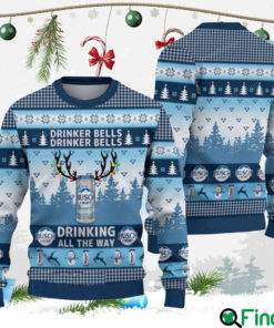 Drinker Bells Busch Light Ugly Christmas Sweater