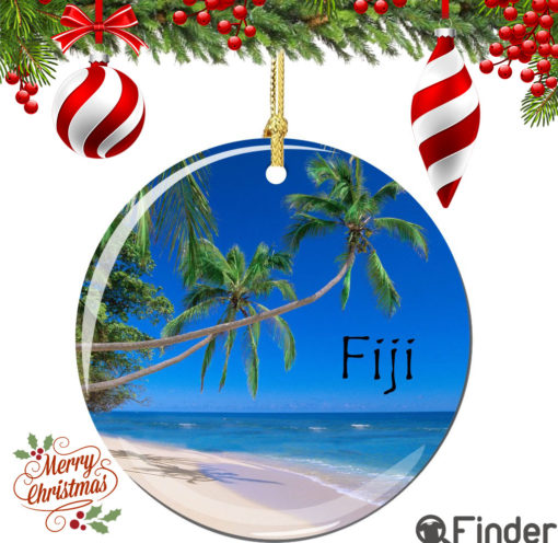 Fiji Christmas Ornament Porcelain