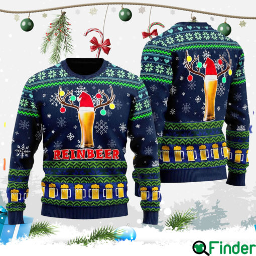 Funny Beer Lover Reindeer Christmas Christmas Ugly Sweater, Christmas Gift