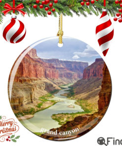 Grand Canyon Christmas Ornament, Porcelain