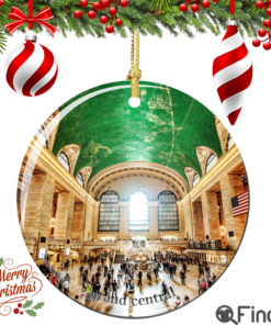 Grand Central Terminal Porcelain Christmas Ornament