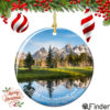 Grand Teton National Park Christmas Ornament Porcelain