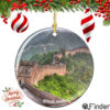 Great Wall of China Porcelain Christmas Ornament