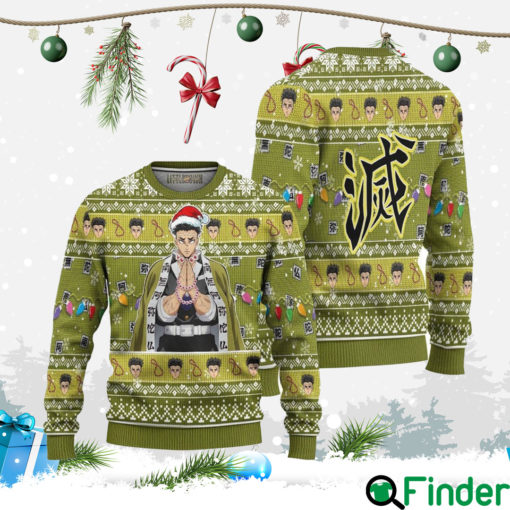 Gyomei Demon Slayer Ugly Christmas Unisex Sweater