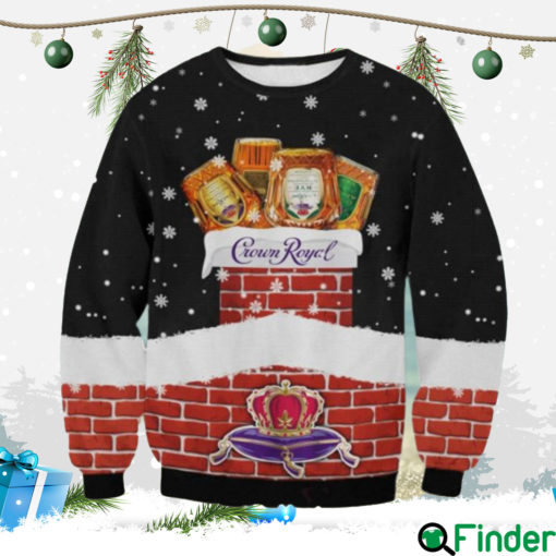 HOT TREND Crown Royal Christmas Ugly Sweater