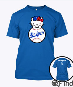 Hello Kitty Dodgers Shirts Hello Kitty Loves Los Angeles Dodgers