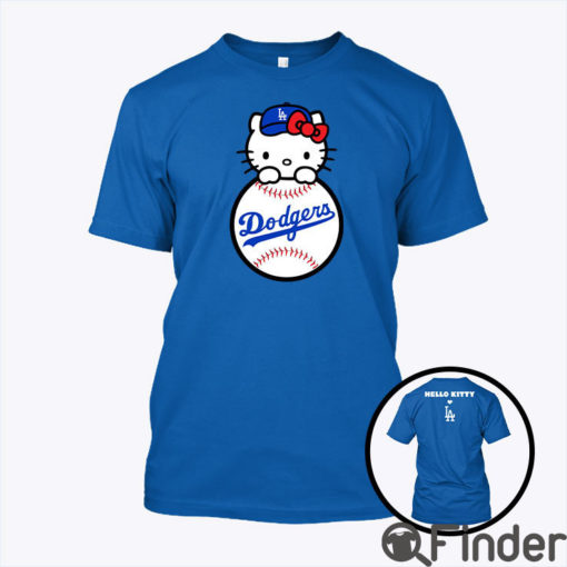 Hello Kitty Dodgers Shirts Hello Kitty Loves Los Angeles Dodgers