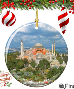 Istanbul Porcelain Christmas Ornament