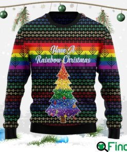 Lgbt Rainbow Christmas Ugly Sweater