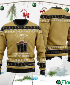 Magic Black Water Guinness Christmas Sweater