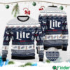 Miller Lite Christmas Sweater Royal Blue