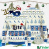 Miller Lite Santa Hat Christmas Ugly Christmas Sweater