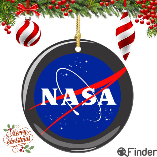 NASA Christmas Ornament Porcelain