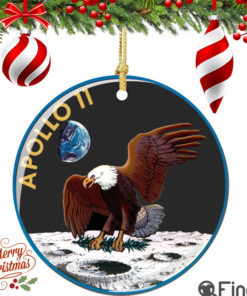 Officially Licensed NASA Apollo 11 Christmas Ornament Porcelain