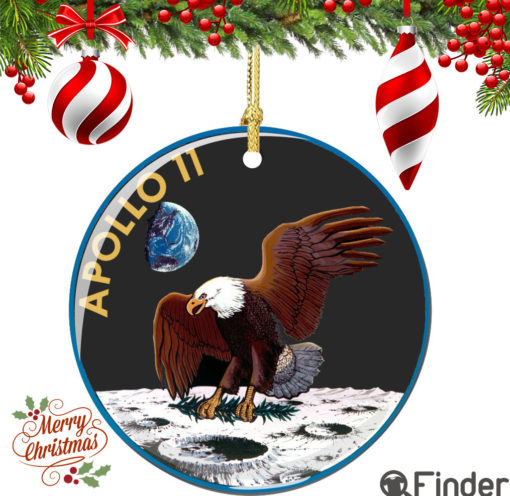 Officially Licensed NASA Apollo 11 Christmas Ornament Porcelain