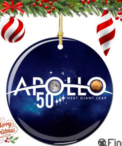 Officially Licensed NASA Apollo 50 Year Anniversary Christmas Ornament Porcelain