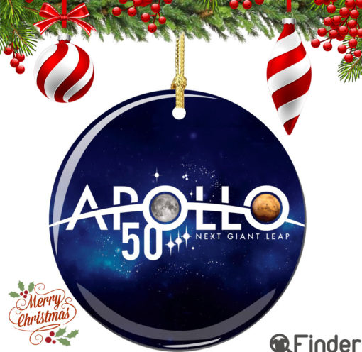 Officially Licensed NASA Apollo 50 Year Anniversary Christmas Ornament Porcelain