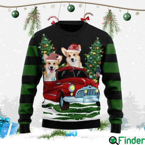 Pembroke Welsh Corgi Dog Xmas Ugly Christmas Sweater