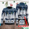 Personalized Busch Light Ugly Christmas Blue White Sweater