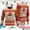 Personalized Peach Crown Royal Ugly Christmas Sweater