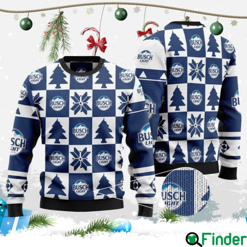 Pine Busch Light Ugly Christmas Sweater Gift For Christmas