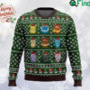 Pokemon Eevee Evolutions Ugly Christmas Sweater, Manga All Over Print Sweatshirt, Anime Cartoon Characters Ugly Sweater