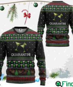 Quarantini Ugly Christmas Sweater