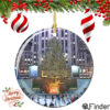 Rockefeller Center Porcelain Christmas Ornament