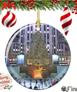 Rockefeller Center Porcelain Christmas Ornament