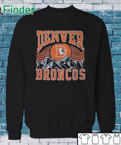 Sweatshirt Denver Broncos Mountains T Shirt