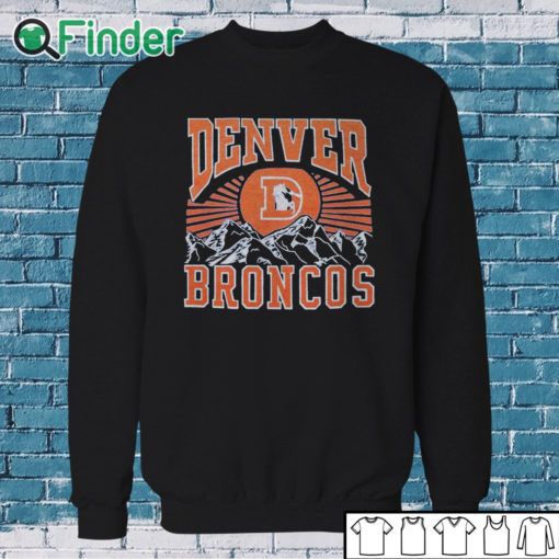 Sweatshirt Denver Broncos Mountains T Shirt