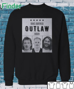 Sweatshirt Zach Bryan Mugshot Make America Outlaw Again shirt