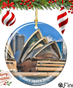 Sydney Opera House Porcelain Christmas Ornament