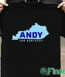 T shirt black Andy For Kentucky Map Shirt
