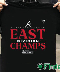T shirt black Atlanta Braves NL East Division Champions Shirt