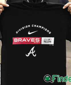 T shirt black Atlanta Braves Nike 2023 NL East Division Champions Shirt