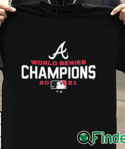 T shirt black Atlanta Braves Youth 2023 NL East Division Champions Locker Room Shirt