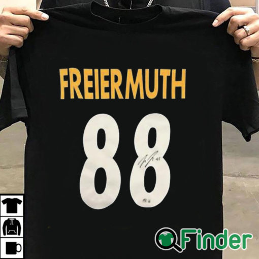 T shirt black Autographed Pat Freiermuth 88 Shirt