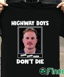 T shirt black Highway Boys Don't Die Zach Bryan Mugshot Shirt