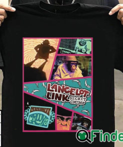 T shirt black Lancelot Link T Shirt